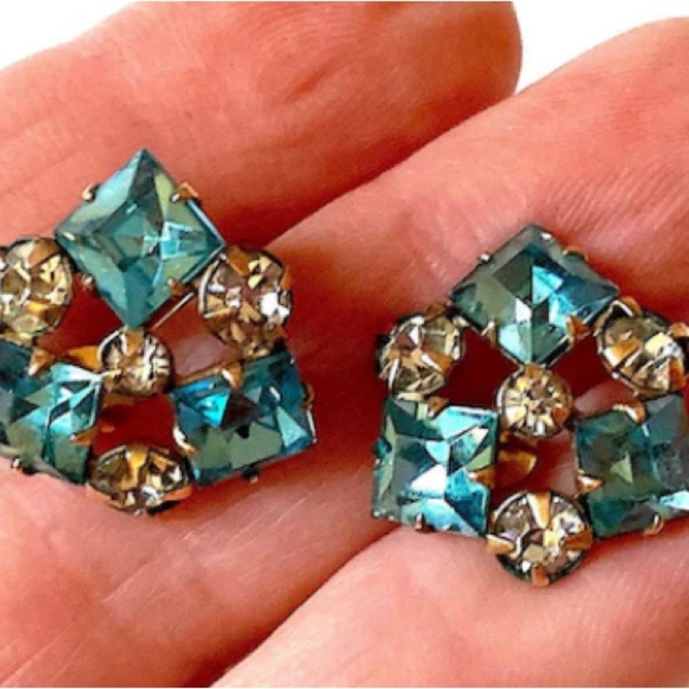 Original vintage M & S screw back earrings